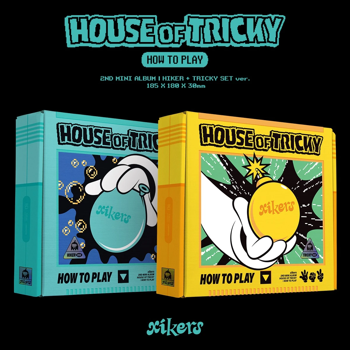 xikers 2nd Mini [HOUSE OF TRICKY : HOW TO PLAY] (2 Versions SET 